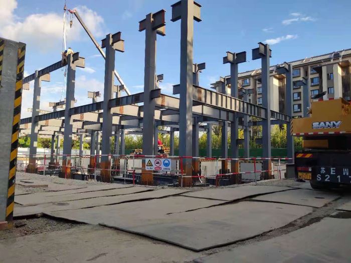 蘇州市青劍110KV變電站新建鋼結構工程